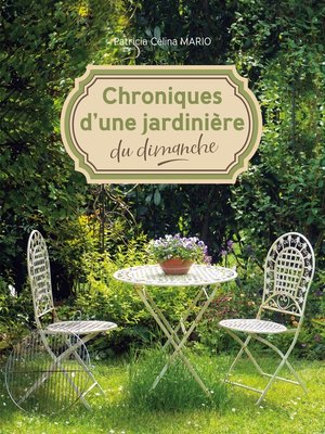 cover image of Chroniques d'une jardinière du dimanche